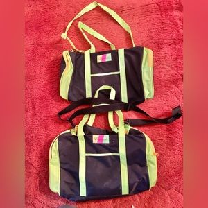 BAGMAX travel bags neon  and black New lot of 2